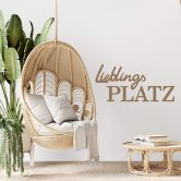 Wandtattoo Lieblingsplatz 
