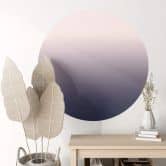 Wandtattoo - Ombre Violett - Rund 