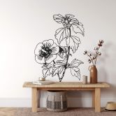 Muursticker Planten Silhouet 