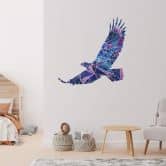 Muursticker Polygoon Galaxy Adelaar 