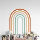 Sticker mural Arc-en-ciel Boho 