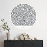 Wall sticker round - Paris 