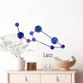 Wandtattoo Sternenbild Leo - Löwe 