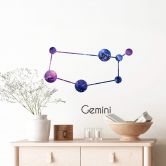 Wandtattoo Sternenbild Gemini - Zwillinge 