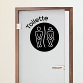 Wandtattoo Toilette 1 