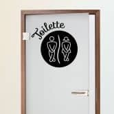 Wandtattoo Toilette 2 