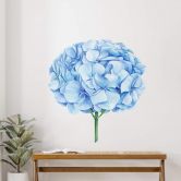 Wandtattoo XXL Blaue Hortensie 