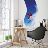 Wandtattoo Ski-Jump-Welle 