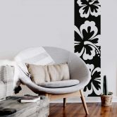 Sticker mural - Bannière Hibiscus 