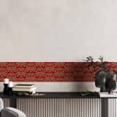 Wandtattoo Border Barock 
