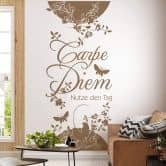Wandtattoo Banner Carpe Diem 