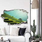 3D Wallsticker risterrasser 