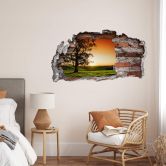 3D wall sticker Breathtaking Sunset 