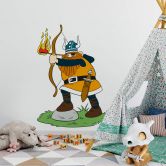 Muursticker Wickie de Viking - Halvar 4 