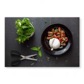 Spritzschutz Tomate Mozzarella 