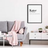 Poster Grammatik - Kater  