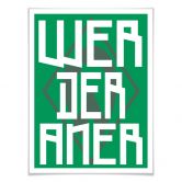 Poster Werder Bremen - Werderaner 