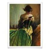 Poster - Alexander - Schwarz und Grün 