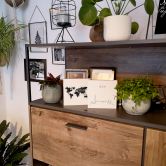 Houten Decoratieblok Skyline Berlijn 