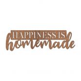 Holzbuchstaben Mahagoni Happiness is homemade 