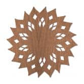 Holzkunst Mahagoni - Mandala Sonne 02 