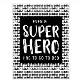 Poster Even a super hero - Muster 