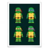 Poster Gomes - Teenage Mutant Ninja Turtles Spielzeug 