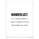 Poster Wanderlust 