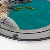 Alu-Dibond 3D Optik - Unterwasserfreunde - Rund 