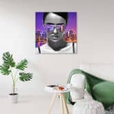 Leinwandbild, Pop Art Frau in New York 