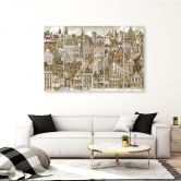 Leinwandbild 5 teilig, Fröhliche Stadt 