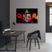 Leinwandbild, Spiel über den Spieler 