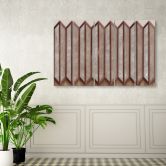 Leinwandbild 5 teilig, Buntes 3D -Fenster 