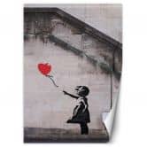 Fototapete, Banksy Mädchen mit Luftballon 