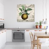 Leinwandbild, Vintage Orange 