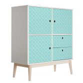 Möbelfolie, Dekofolie - abwischbar - Oriental Türkis 