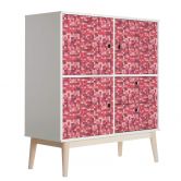 Möbelfolie, Dekofolie - abwischbar - Rotes Mosaik 02 