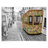 Poster Ben Heine - Tram in Lissabon 