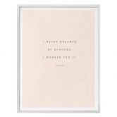 Poster - I never dreamed of Succes 