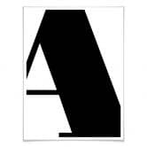 Poster Letter A 