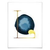 Poster – Een Gouden letter L 