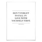 Poster Don´t forget to fall in love 