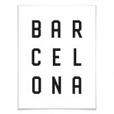 Poster - Typographie Barcelona 