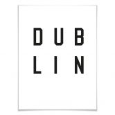 Poster - Typographie Dublin 