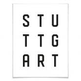 Poster - Typographie Stuttgart 