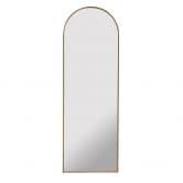Wandspiegel gold gebogen - Glasgow - 30x90 cm 