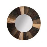 Wandspiegel rund Holz - Melbourne - Ø 60 cm 