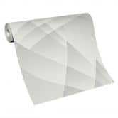 3D wallpaper, geometric wallcovering Fashion for Walls 4 by Guido Maria Kretschmer grey 