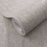 Vliestapete, Unitapete Secret Garden taupe 