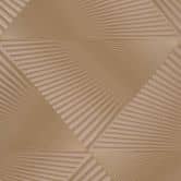 Vliestapete mit grafischen Mustern und Metallic-Effekt in gold 